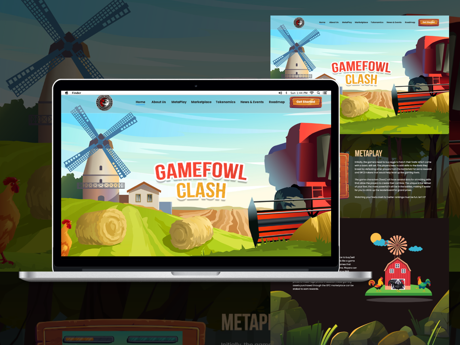 Gamefowl UI Design