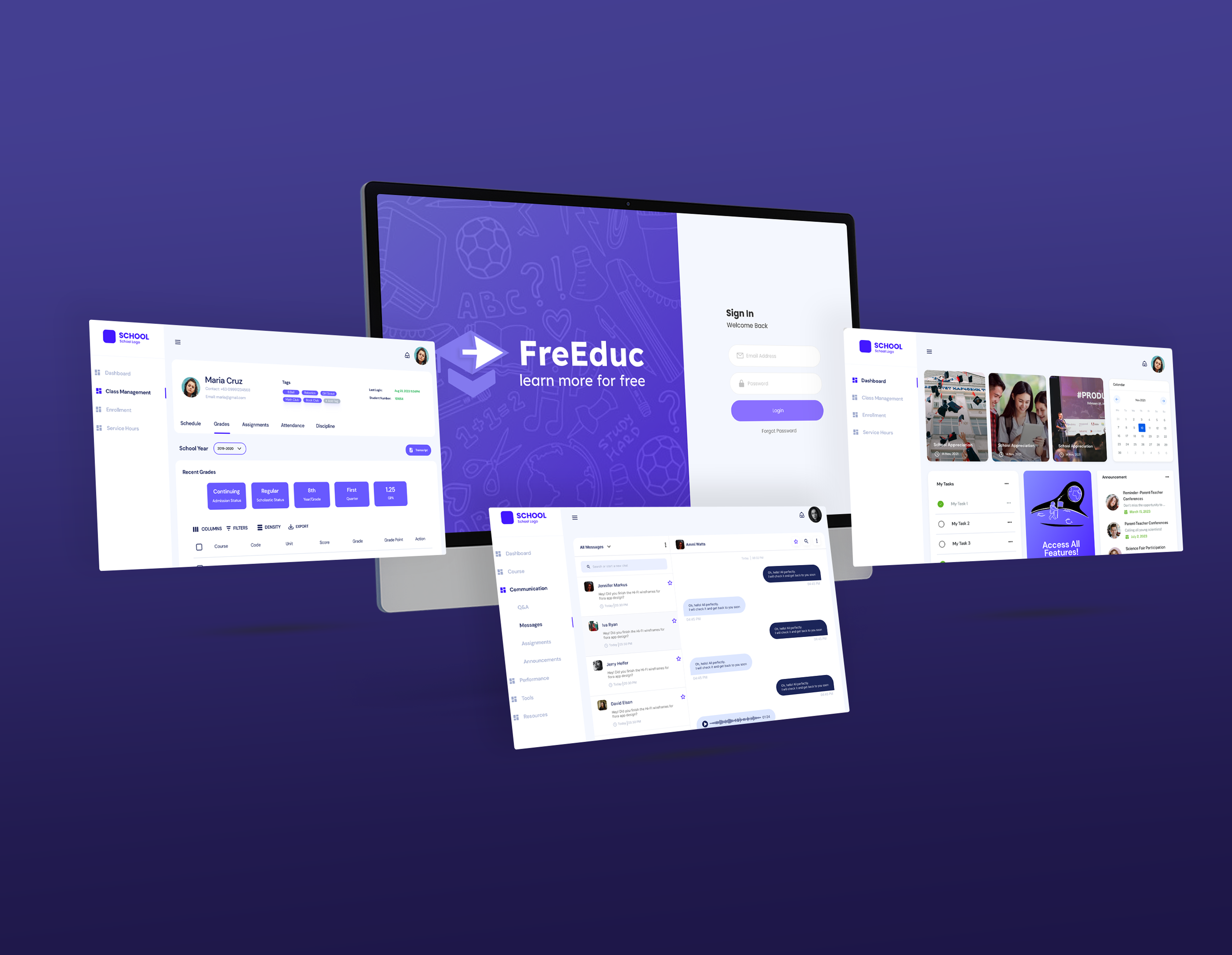 FreEduc Dashboard